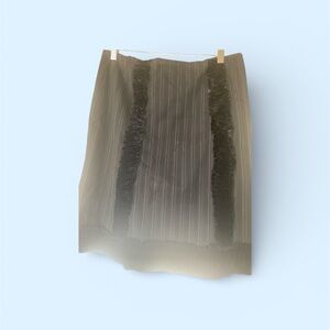 Nanette Lepore Black Textured Pencil Skirt